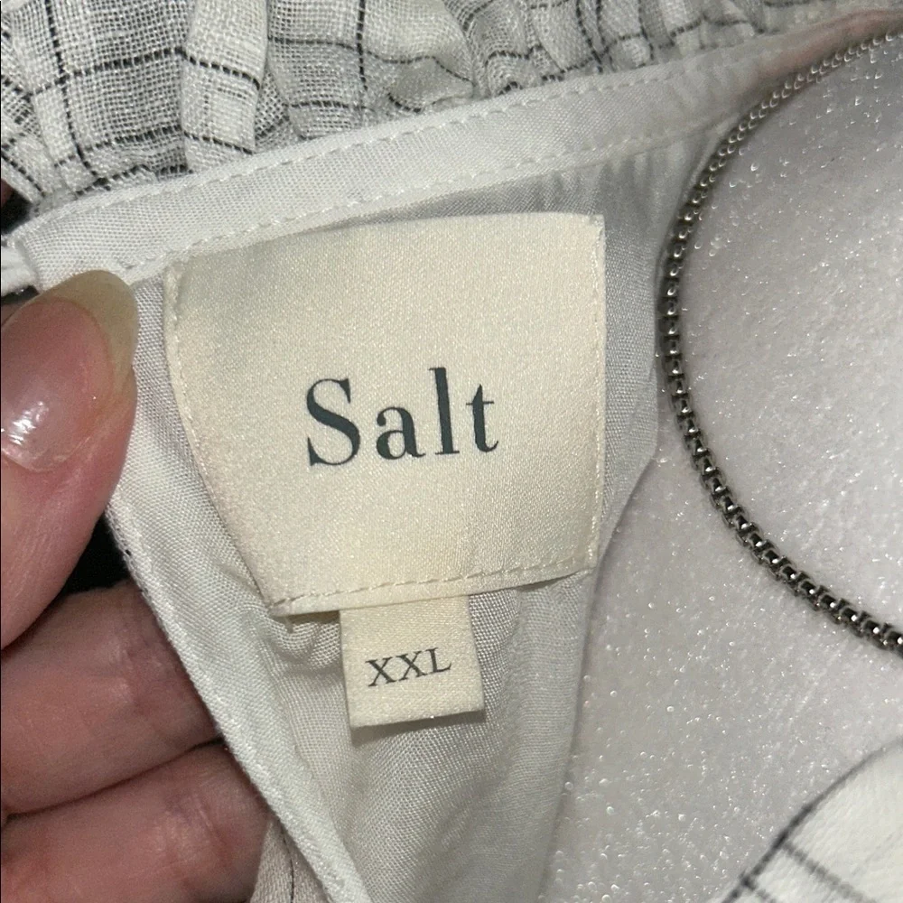 Salt Women's White Ruffled Top - Picture 8 of 11